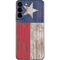 Texas Flag Dark Wood Galaxy S22 Plus Skin