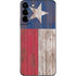 Texas Flag Dark Wood Galaxy S22 Plus Skin