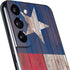 Texas Flag Dark Wood Galaxy S22 Plus Skin