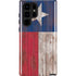 Texas Flag Dark Wood Galaxy S22 Ultra Pro Case