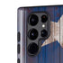 Texas Flag Dark Wood Galaxy S22 Ultra Pro Case