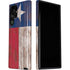 Texas Flag Dark Wood Galaxy S22 Ultra Pro Case