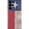 Texas Flag Dark Wood Galaxy S22 Ultra Skin