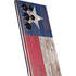 Texas Flag Dark Wood Galaxy S22 Ultra Skin