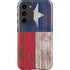 Texas Flag Dark Wood Galaxy S23 Plus Pro Case