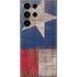 Texas Flag Dark Wood Galaxy S23 Ultra Skin