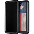 Texas Flag Dark Wood Galaxy S23 Waterproof Case
