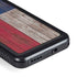 Texas Flag Dark Wood Galaxy S23 Waterproof Case