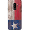Texas Flag Dark Wood Galaxy S9 Plus Skin