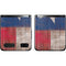 Texas Flag Dark Wood Galaxy Z Flip Skin