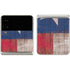 Texas Flag Dark Wood Galaxy Z Flip3 5G Skin