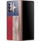 Texas Flag Dark Wood Galaxy Z Fold2 5G Skin