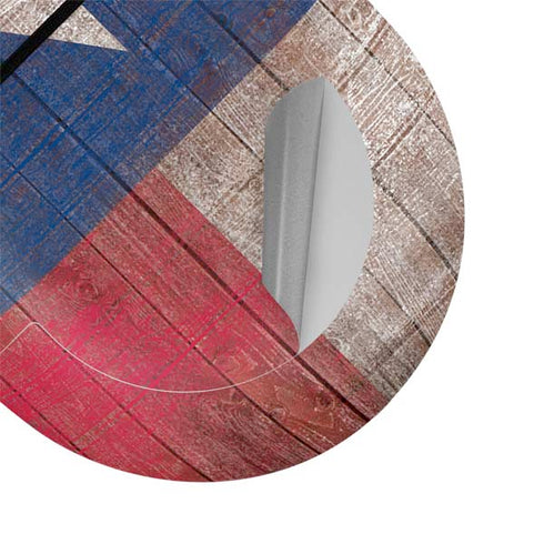 Texas Flag Dark Wood Google Pixel Buds Skin