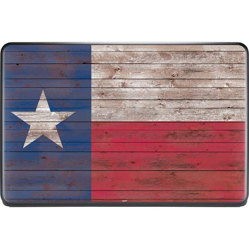 Texas Flag Dark Wood Google Pixelbook Go Skin