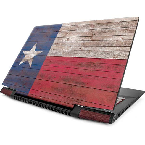 Texas Flag Dark Wood Lenovo IdeaPad Skin