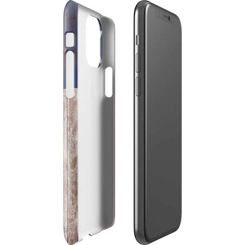 Texas Flag Dark Wood iPhone 11 Pro Lite Case
