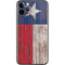 Texas Flag Dark Wood iPhone 11 Pro Skin