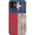 Texas Flag Dark Wood iPhone 12 Mini Lite Case