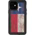 Texas Flag Dark Wood iPhone 12 Mini Waterproof Case