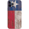 Texas Flag Dark Wood iPhone 12 Pro Skin