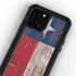 Texas Flag Dark Wood iPhone 12 Pro Waterproof Case