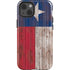 Texas Flag Dark Wood iPhone 13 Impact Case