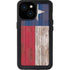 Texas Flag Dark Wood iPhone 13 Mini Waterproof Case