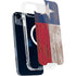 Texas Flag Dark Wood iPhone 15 Plus MagSafe Case