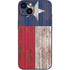 Texas Flag Dark Wood iPhone 14 Plus Skin