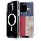 Texas Flag Dark Wood iPhone 14 Pro MagSafe Case