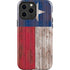Texas Flag Dark Wood iPhone 15 Pro Max Impact Case