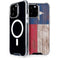 Texas Flag Dark Wood iPhone 15 Pro Max MagSafe Case