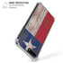 Texas Flag Dark Wood iPhone 7/8 Plus Clear Case