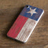 Texas Flag Dark Wood iPhone 7 Skin