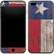 Texas Flag Dark Wood iPhone 8 Plus Skin