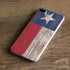 Texas Flag Dark Wood iPhone 8 Plus Skin