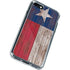 Texas Flag Dark Wood iPhone SE (2nd & 3rd Gen) Clear Case