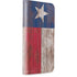 Texas Flag Dark Wood iPhone SE (2nd & 3rd Gen) Folio Case