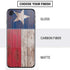 Texas Flag Dark Wood iPhone SE (2nd & 3rd Gen) Skin