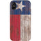 Texas Flag Dark Wood iPhone X Pro Case