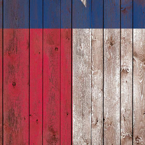 Texas Flag Dark Wood iPhone XS Skin