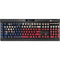 Texas Flag Dark Wood K95 RGB PLATINUM Mechanical Gaming Keyboard Skin