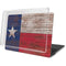 Texas Flag Dark Wood MacBook Pro 16in (2019-20) Case plus Skin