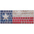 Texas Flag Dark Wood Magic Keyboard Skin