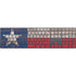 Texas Flag Dark Wood Magic Keyboard with Numeric Keypad Skin