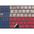 Texas Flag Dark Wood Magic Keyboard with Numeric Keypad Skin
