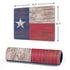 Texas Flag Dark Wood Gaming Mouse Pad