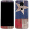 Texas Flag Dark Wood Moto E5 Plus Skin