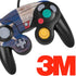 Texas Flag Dark Wood Nintendo GameCube Controller Skin