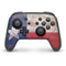 Texas Flag Dark Wood Nintendo Switch Pro Controller Skin